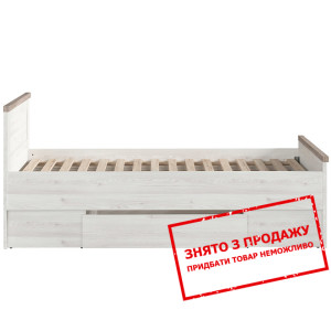 Ліжко (каркас) Luca Juzi LOZ90 BRW односпальне Мод...